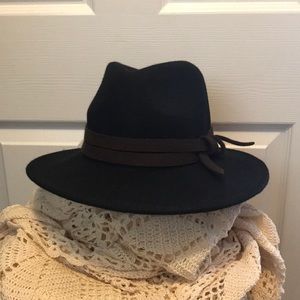 Black Fedora Style Hat